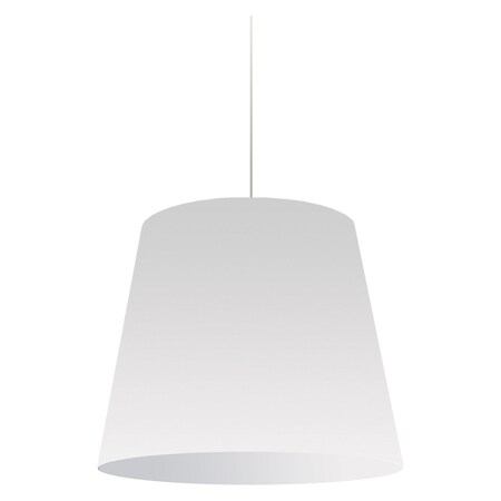 Dainolite 1Lt Oversized Drum Pendant Medium Wht Shade OD-M-790